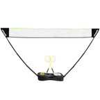 VirtuFit 2-in-1 Portable Badminton- en Tennisset - Inclusief koffer en rackets