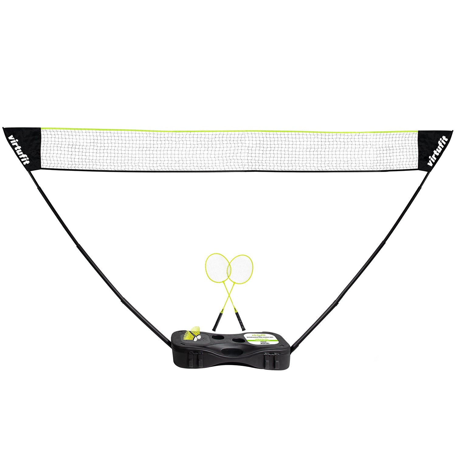 VirtuFit 2-in-1 Portable Badminton- en Tennisset - Inclusief koffer en rackets
