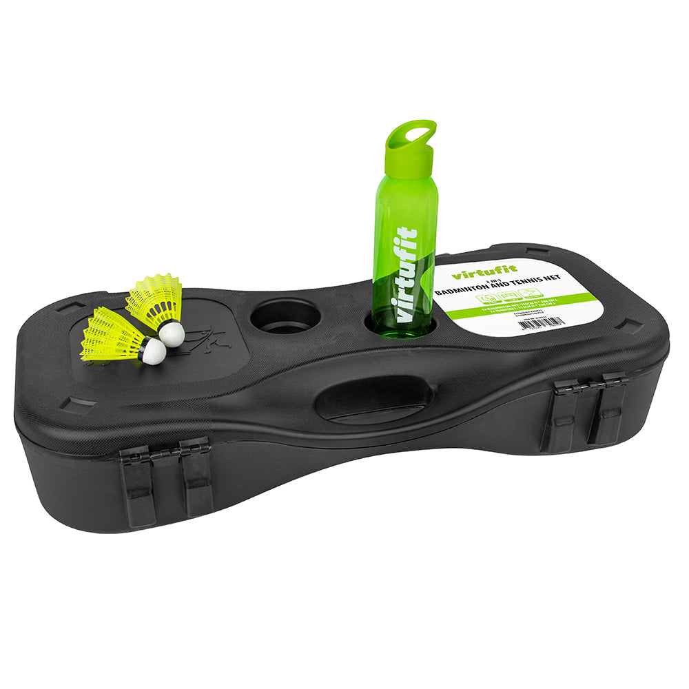 VirtuFit 2-in-1 Portable Badminton- en Tennisset - Inclusief koffer en rackets