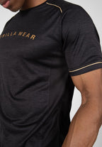 Gorilla Wear Fremont T-shirt - Zwart/Goud