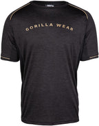 Gorilla Wear Fremont T-shirt - Zwart/Goud