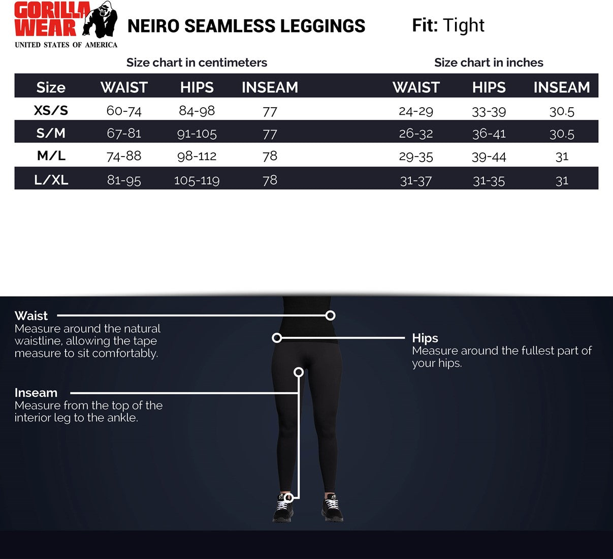 Gorilla Wear Neiro Seamless Legging - Legergroen