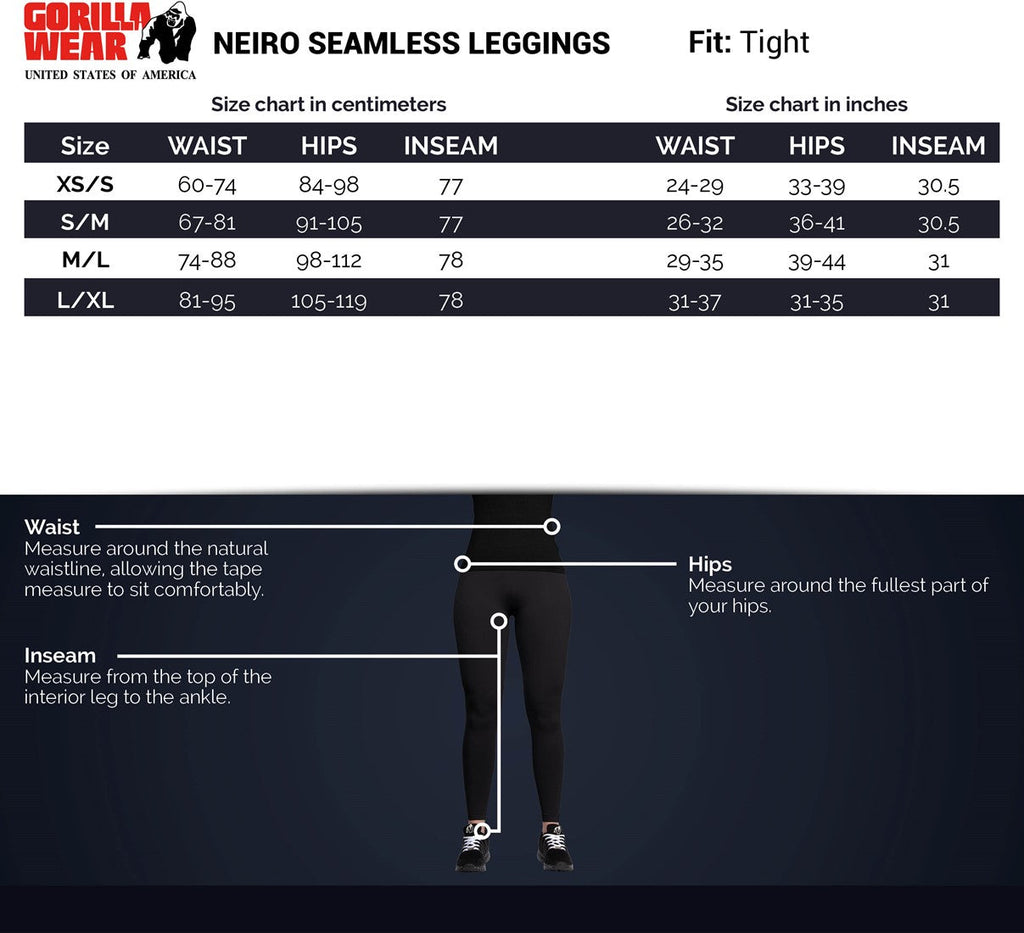 Gorilla Wear Neiro Seamless Leggings - Paars