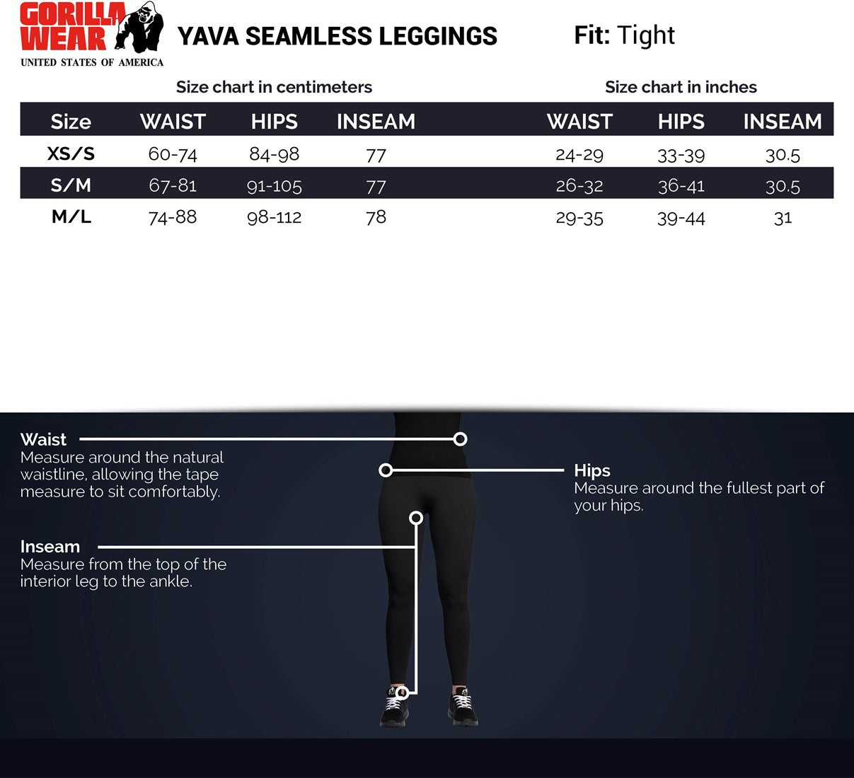 Gorilla Wear Yava Seamless Legging - Groen