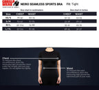 Gorilla Wear Neiro Seamless Sportbeha - Zwart
