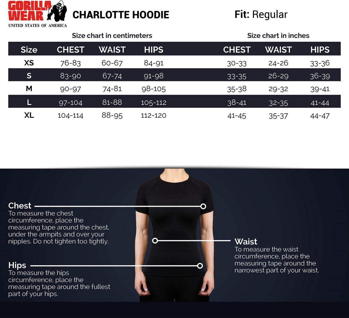 Gorilla Wear Charlotte Hoodie - Lila