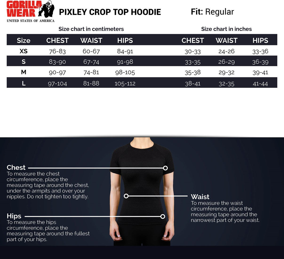 Gorilla Wear Pixley Cropped Hoodie - Grijs