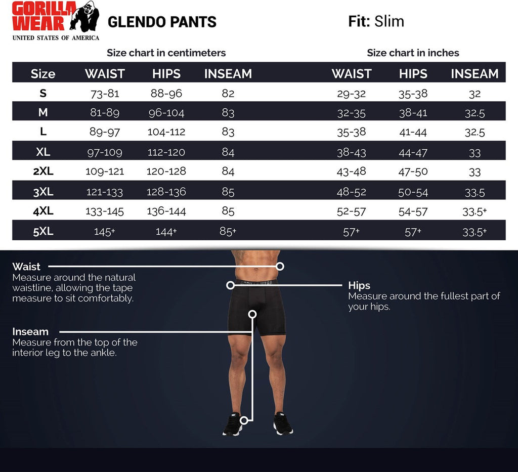 Gorilla Wear Glendo Trainingsbroek - Antraciet