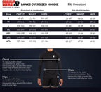 Gorilla Wear Banks Oversized Hoodie - Zwart/Geel