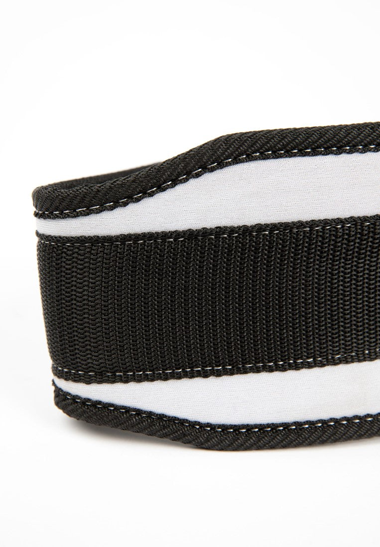 Gorilla Wear Halterriem - 4 Inch Dames Lifting Belt - Zwart/Wit