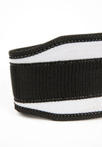 Gorilla Wear Halterriem - 4 Inch Dames Lifting Belt - Zwart/Wit