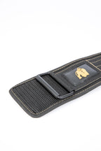 Gorilla Wear Halterriem - 4 Inch Nylon Lifting Belt - Zwart/Goud