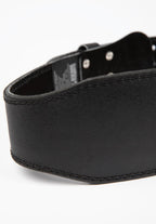 Gorilla Wear Halterriem - 4 Inch Padded Leren Lifting Belt - Zwart