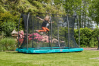 Salta Comfort Edition Ground Trampoline met Veiligheidsnet - 153 x 214 cm - Groen