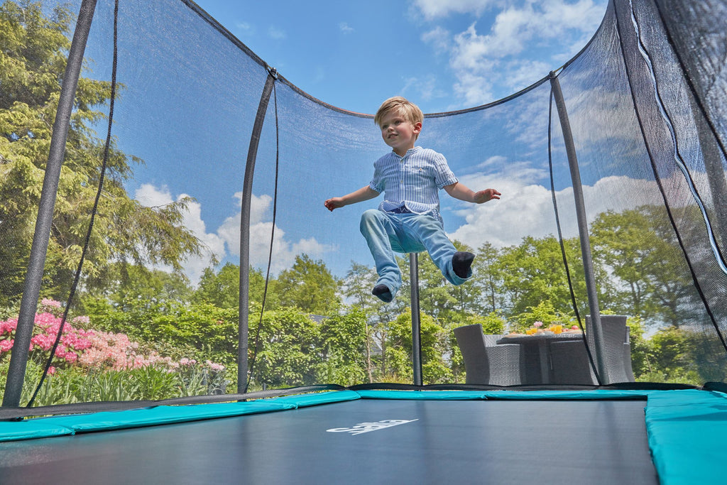 Salta Comfort Edition Ground Trampoline met Veiligheidsnet - 244 x 366 cm - Groen