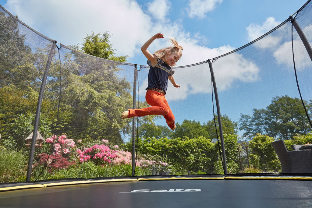 Salta Comfort Edition Ground Trampoline met Veiligheidsnet - 213 cm - Zwart