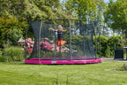 Salta Comfort Edition Ground Trampoline met Veiligheidsnet - 251 cm - Roze