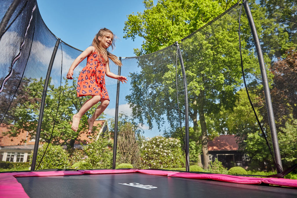 Salta Comfort Edition Trampoline met Veiligheidsnet - 153 x 214 cm - Roze