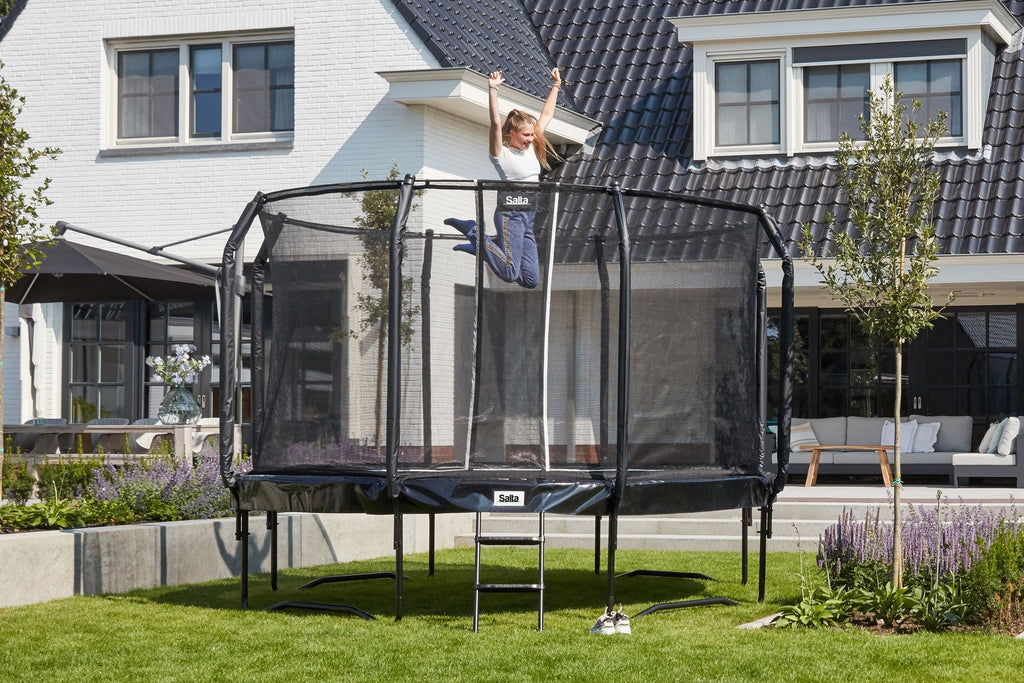 Salta First Class Trampoline met Veiligheidsnet - 366 cm - Zwart