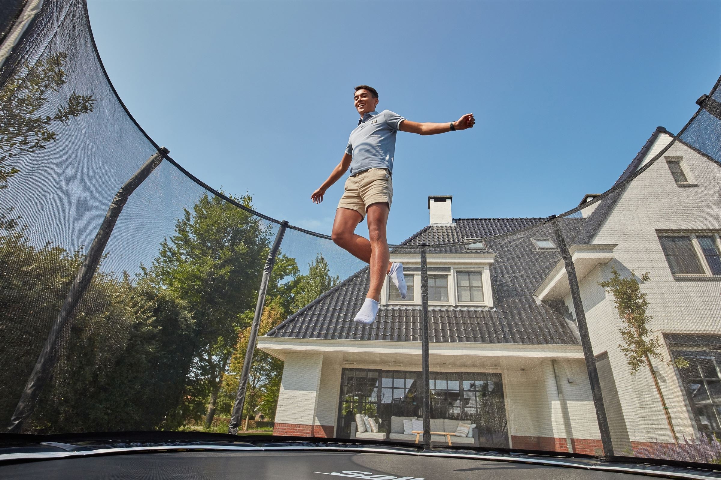 Salta First Class Trampoline met Veiligheidsnet - 366 cm - Zwart