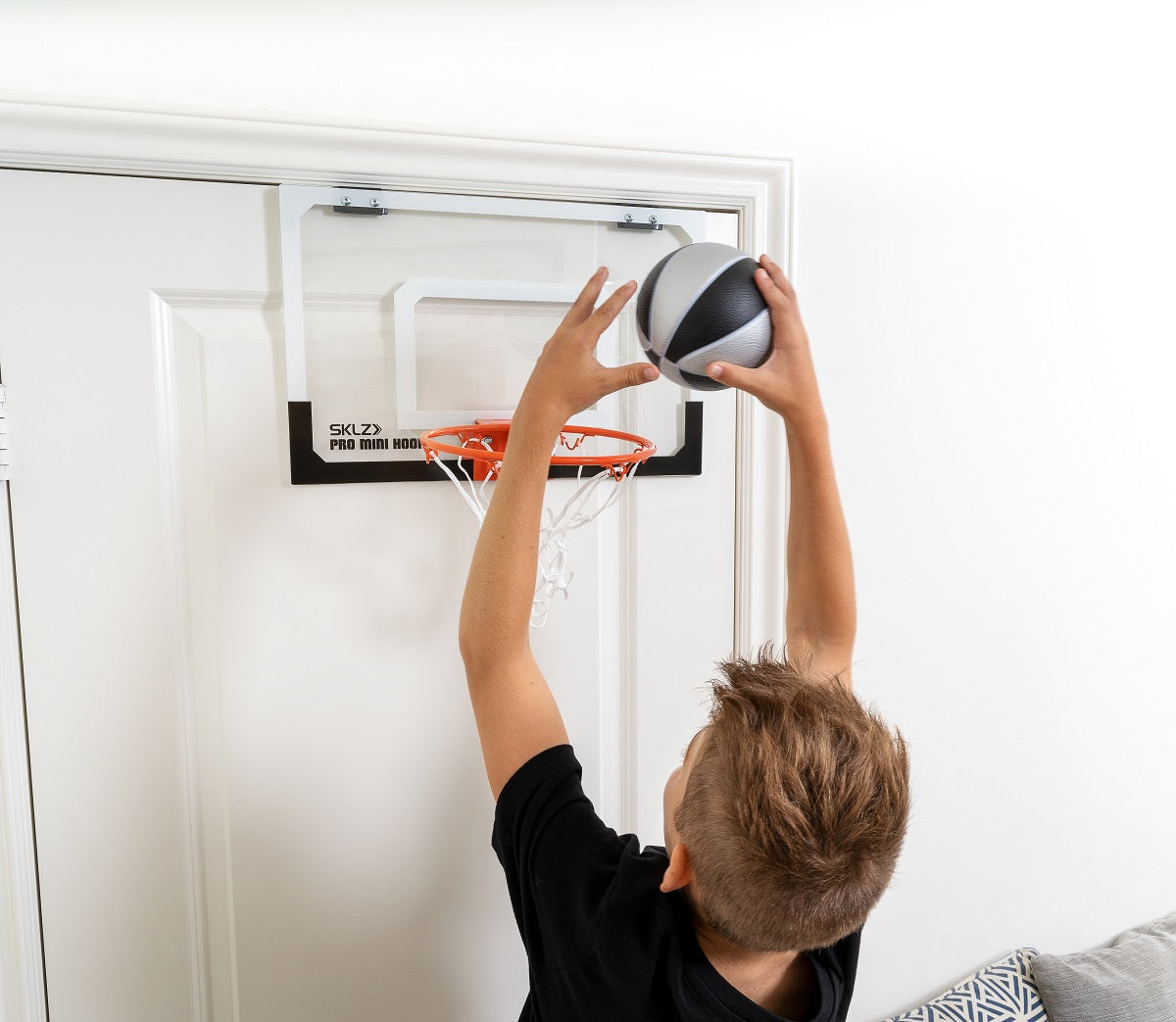 SKLZ Pro Mini Hoop Swish Foam Ball - Zwart / Zilver