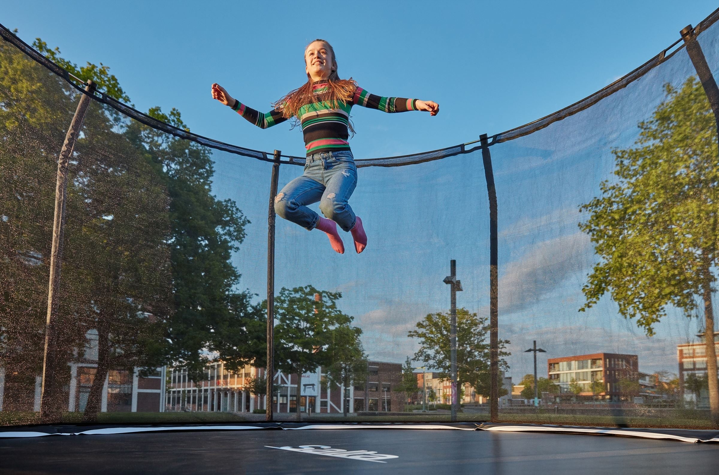Salta Premium Edition Trampoline met Veiligheidsnet - Zwart - 396 cm