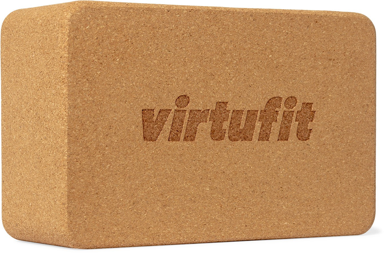 VirtuFit Premium Kurk Yoga Kit - Ecologisch - 3-Delig
