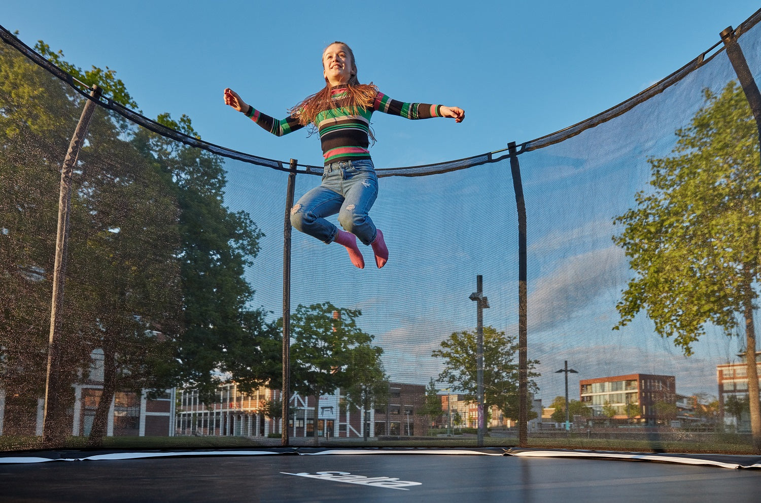 Salta Premium Black Edition Trampoline met Veiligheidsnet - Zwart - 457 cm
