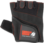 Gorilla Wear Womens Fitness Gloves - Fitness Handschoenen - Zwart/Rode Stiksels
