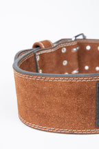 Gorilla Wear Halterriem - 4 Inch Leren Lifting Belt - Bruin