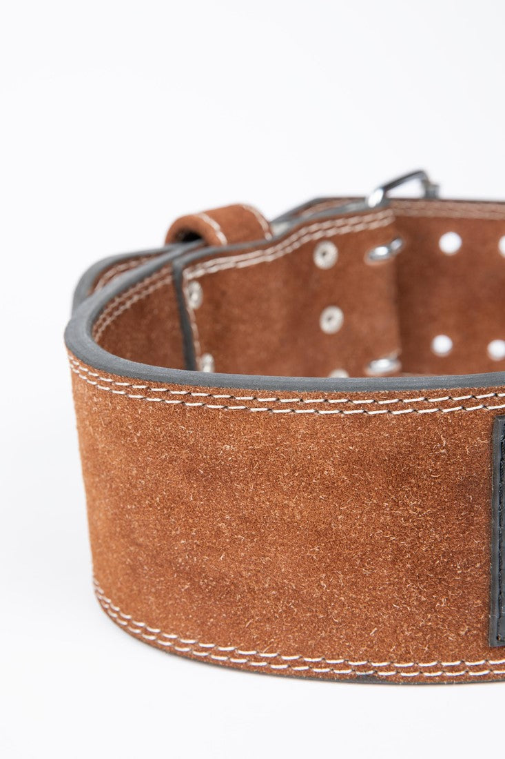 Gorilla Wear Halterriem - 4 Inch Leren Lifting Belt - Bruin