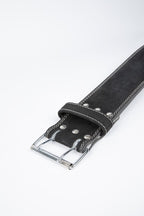 Gorilla Wear Halterriem - 4 Inch Leren Lifting Belt - Zwart