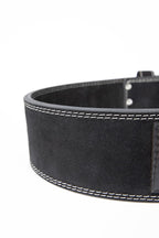 Gorilla Wear Halterriem - 4 Inch Leren Lifting Belt - Zwart