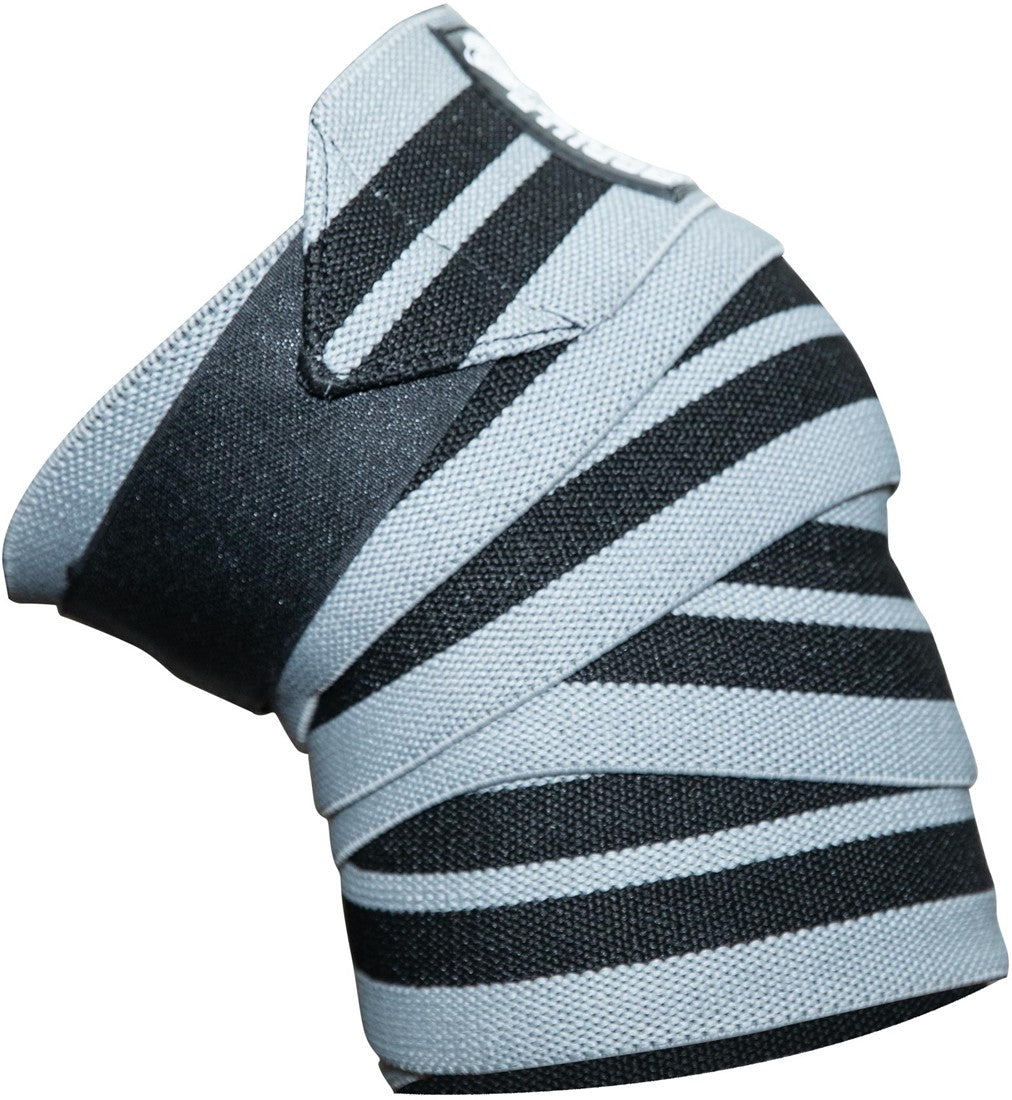 Gorilla Wear Knee Wraps - Grijs/Zwart