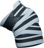 Gorilla Wear Knee Wraps - Grijs/Zwart