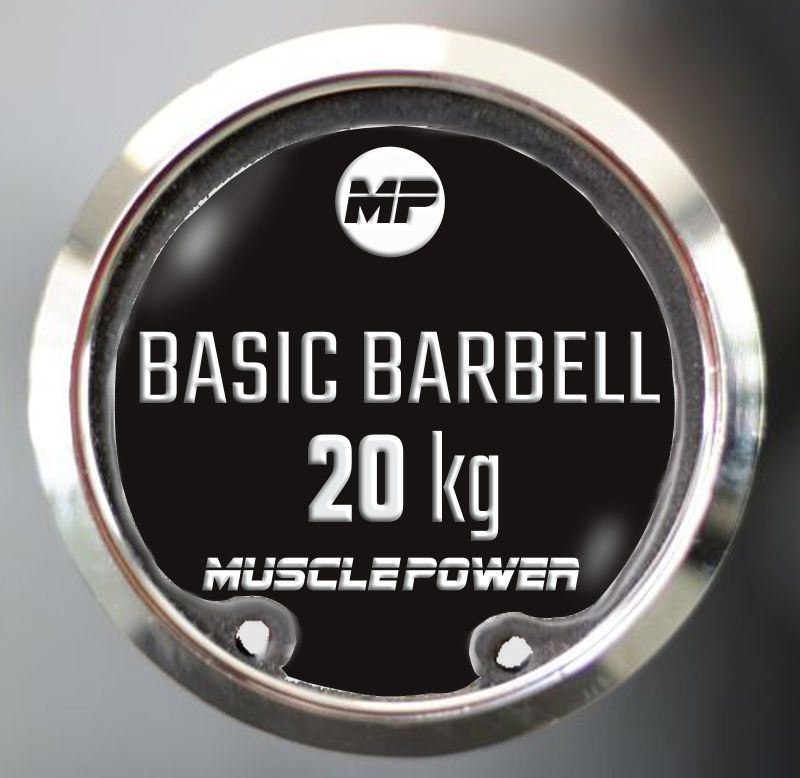 Muscle Power Olympische Halterstang - Chroom - 218 cm