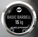 Muscle Power Olympische Halterstang - Chroom - 183 cm - 14,5 kg