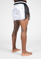 Gorilla Wear Piru Muay Thai Shorts - Wit/Zwart