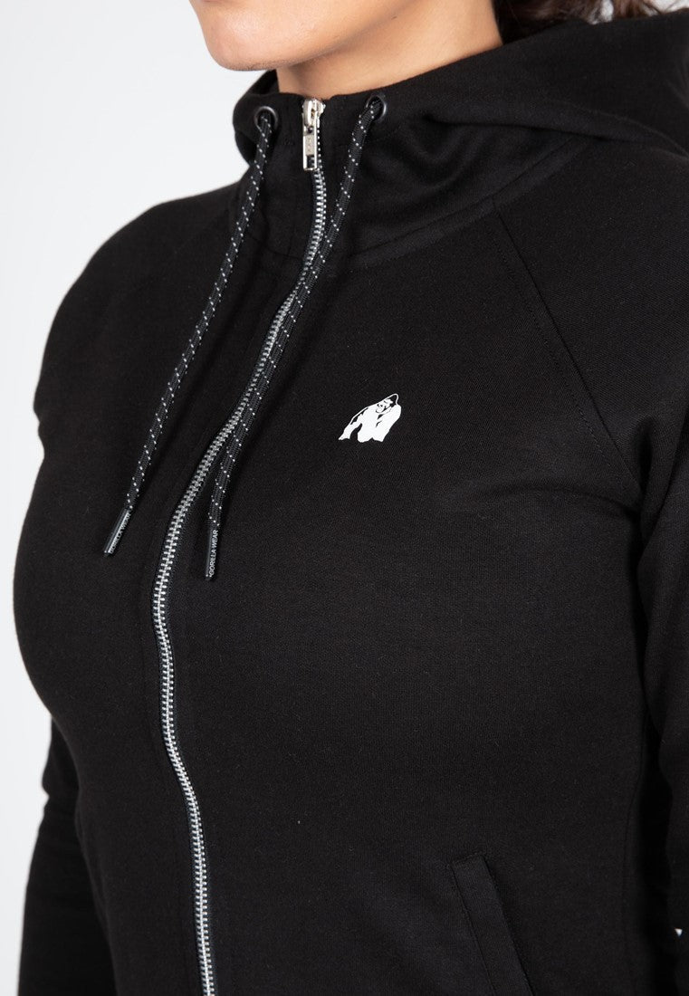Gorilla Wear Marion Vest met Capuchon - Zwart
