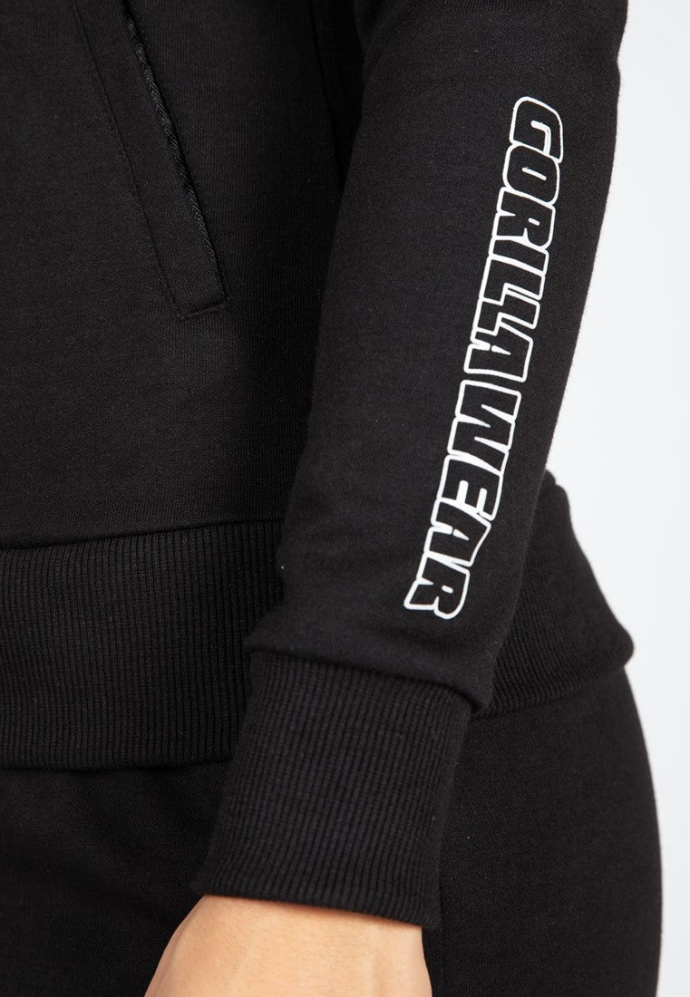 Gorilla Wear Marion Vest met Capuchon - Zwart