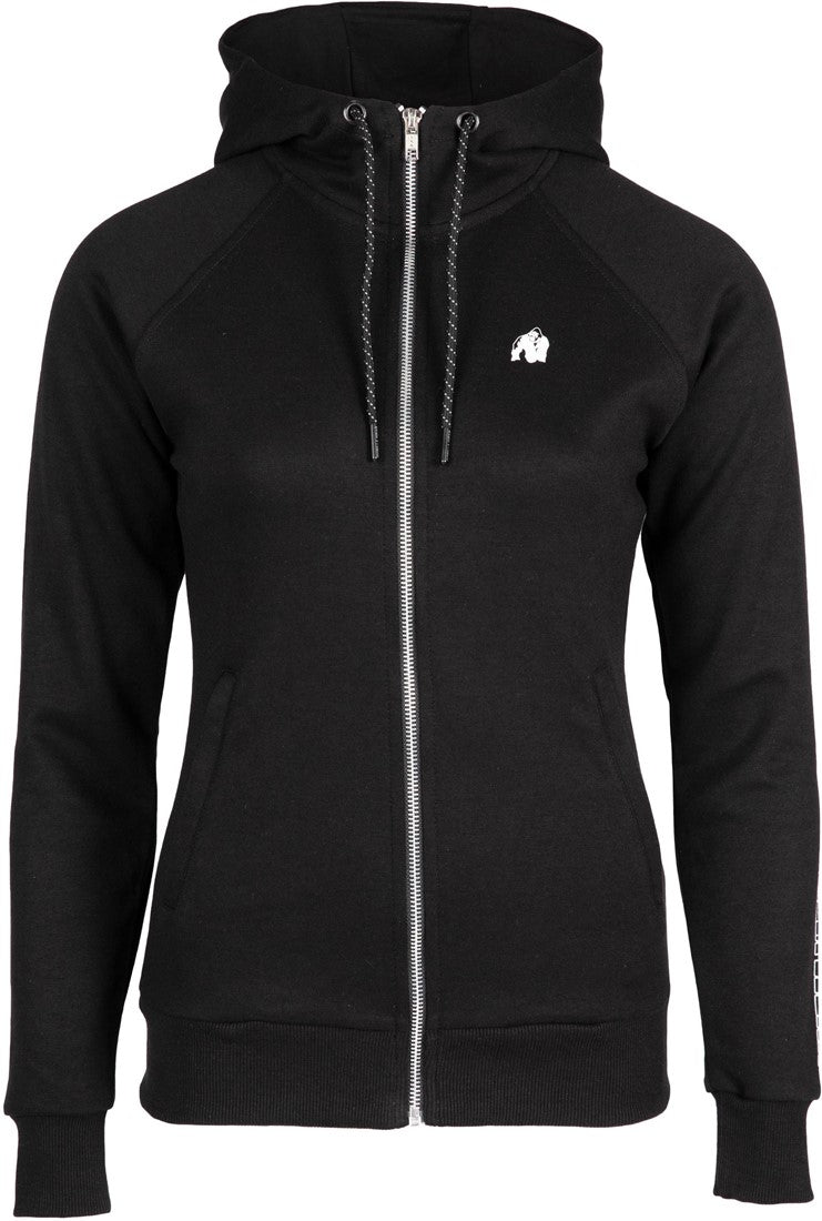 Gorilla Wear Marion Vest met Capuchon - Zwart