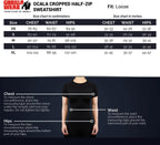 Gorilla Wear Ocala Cropped Half-Zip Sweatshirt - Grijs