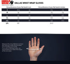 Gorilla Wear Dallas Wrist Wrap Handschoenen - Fitness Handschoenen - Zwart