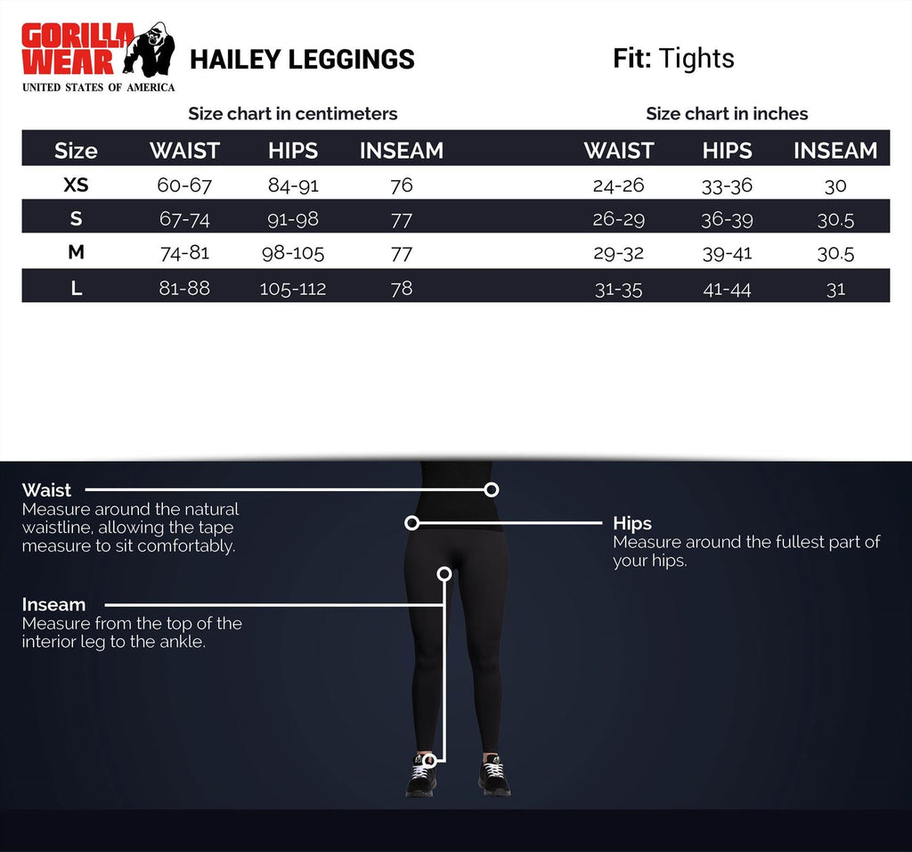 Gorilla Wear Hailey Leggings - Grijs Gemeleerd