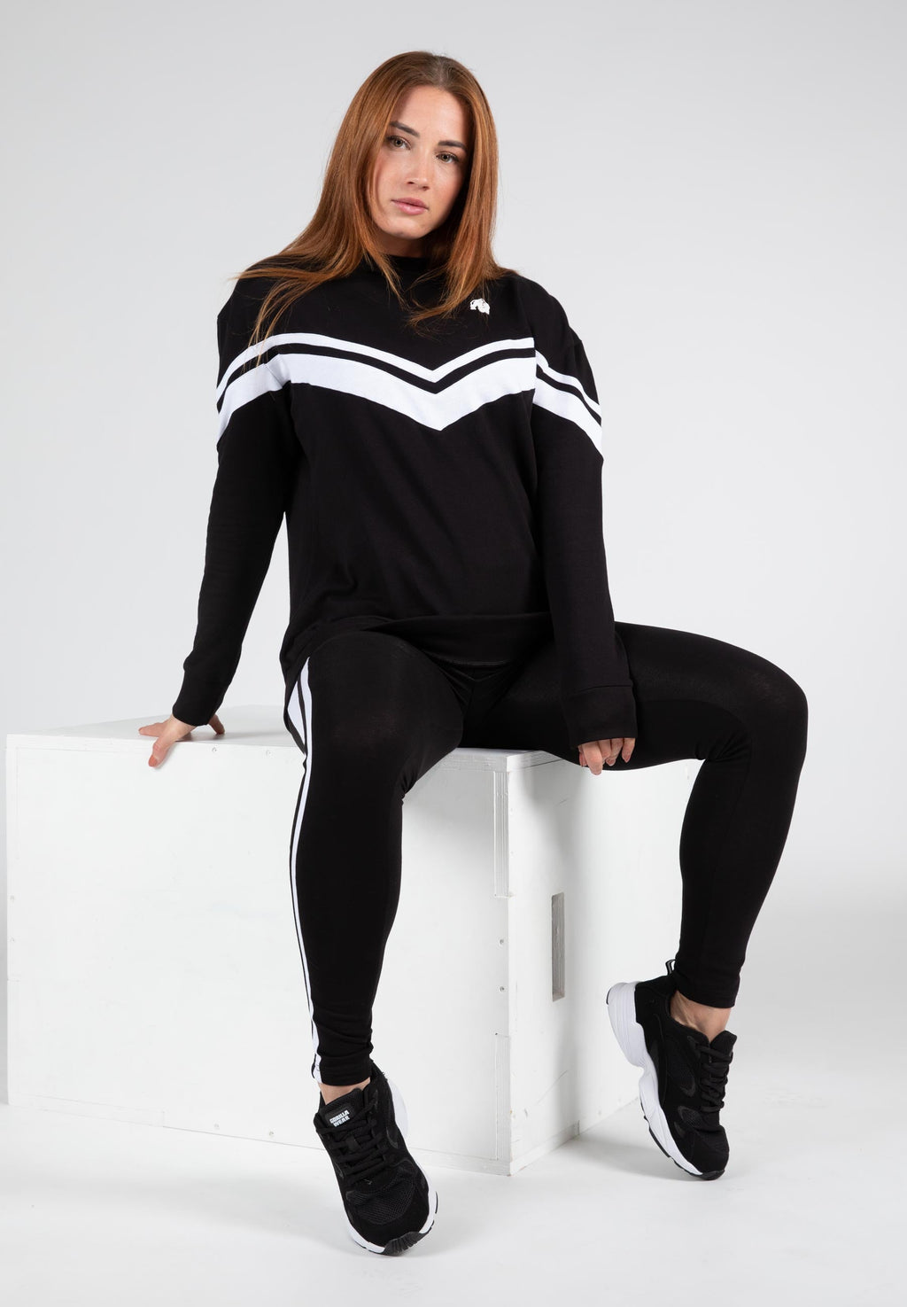 Gorilla Wear Hailey Oversized Sweater - Zwart