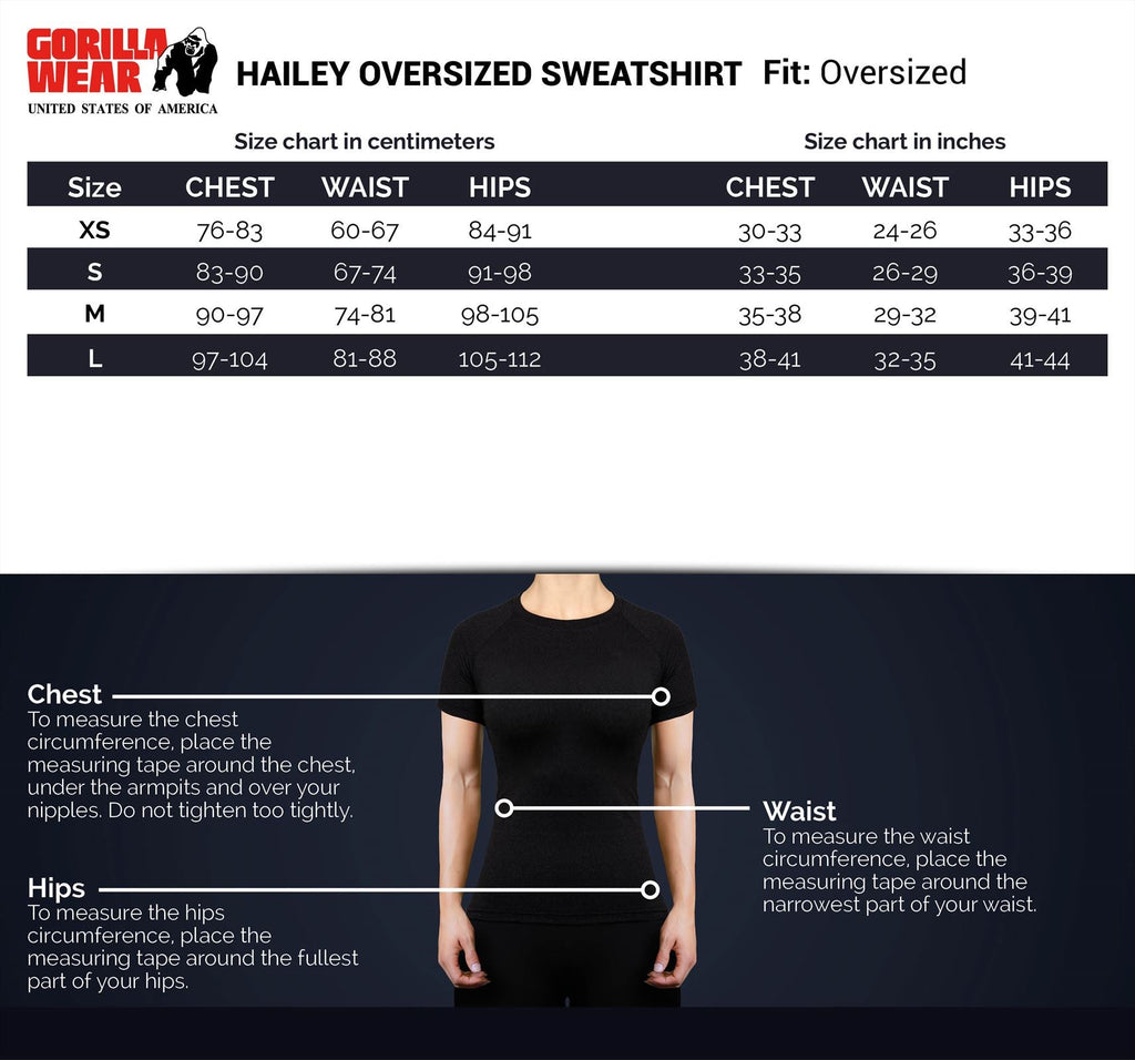 Gorilla Wear Hailey Oversized Sweater - Zwart