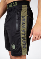 Gorilla Wear Atlanta Shorts - Zwart/Groen
