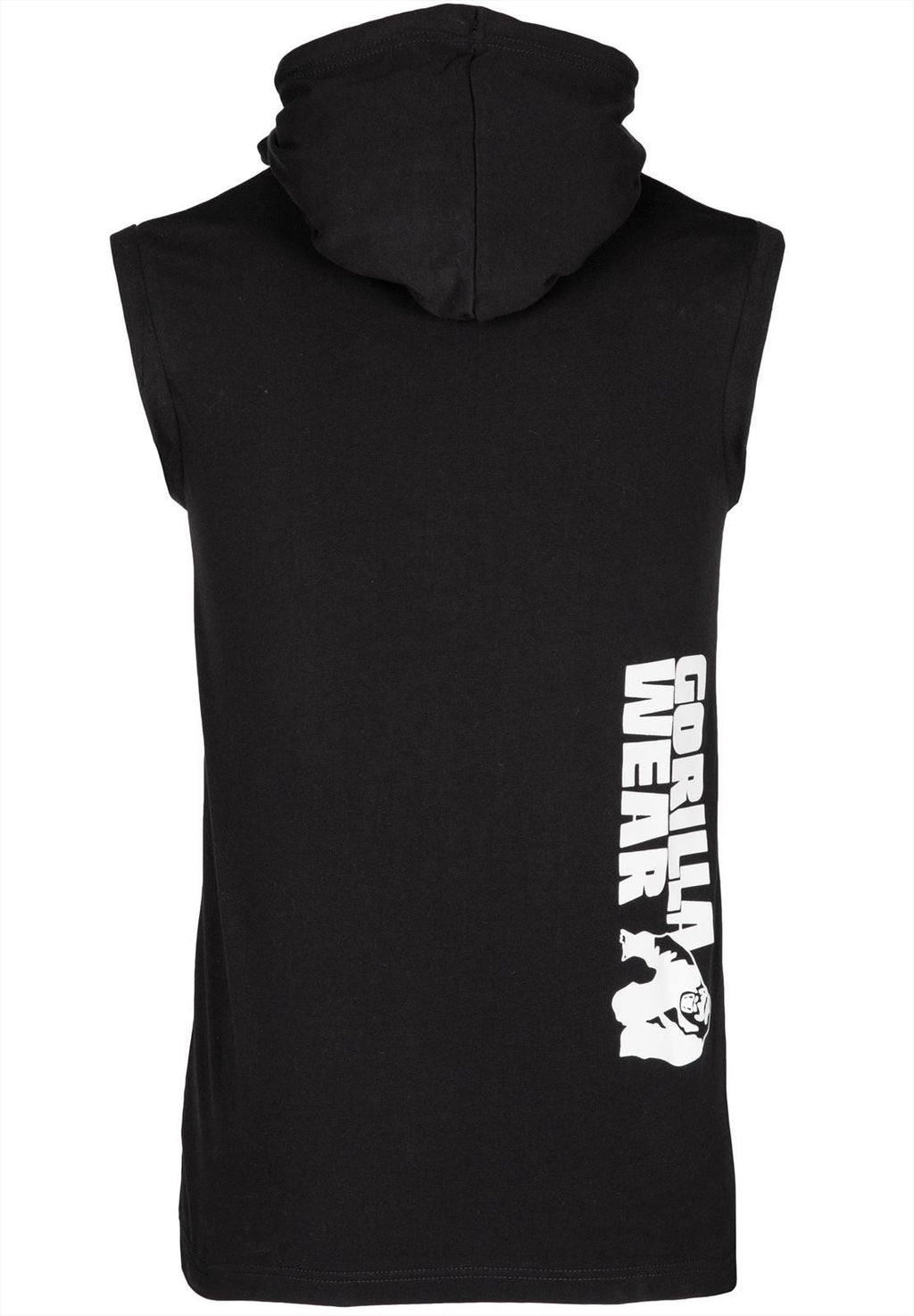 Gorilla Wear Oswego Mouwloos T-shirt met Capuchon - Zwart
