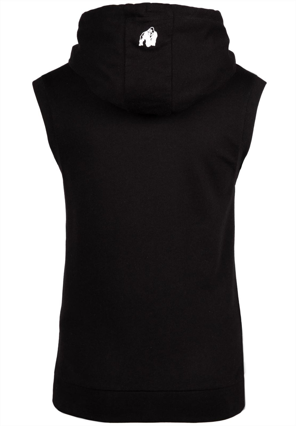 Gorilla Wear Virginia Mouwloze Hoodie - Zwart