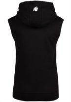 Gorilla Wear Virginia Mouwloze Hoodie - Zwart